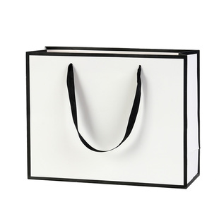 高档手提礼品袋子牛皮纸袋手提袋服装店时尚包装袋子定制印刷logo