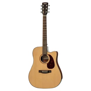 SAGAsf830萨迦云杉单板民谣吉他成人高端面加震面箱41寸男女生