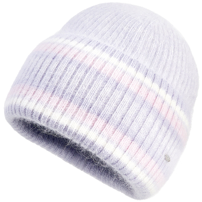 兰诺条纹毛线帽女秋冬