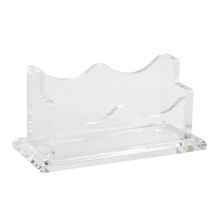 名片盒大容量高档请赐名片盒展会前台商务名片夹亚克力卡片收纳盒男摆台透明桌面名片盒子架托名片座个性定制