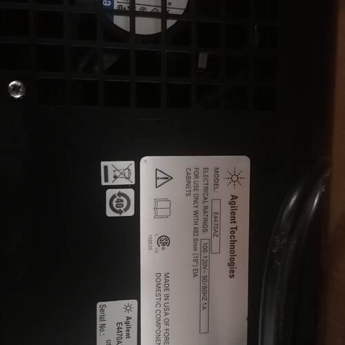 （请询价）安捷伦 e4470az 排气扇，110-120v，排气量可达
