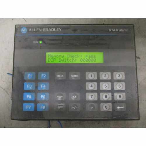 AllenBradley2707M232P3DTAMMicroHMIUnitSerDREVA1830VDC*已测试
