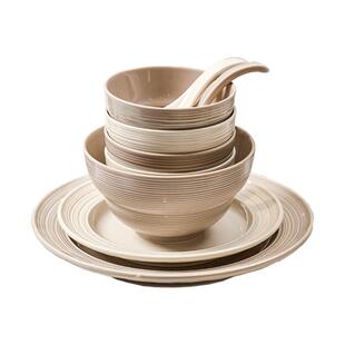 漫时光北欧碗盘餐具陶瓷饭碗盘子菜盘乔迁新居礼物碗碟套装家用