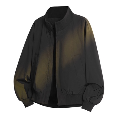 美式高街短款飞行员夹克