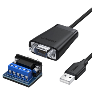 绿联usb转rs485/422串口线工业级九针db9针数据接口通讯模块ft232芯片连接笔记本和电脑口转串口转接头转换器