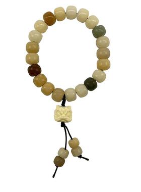 天然石醒狮渐变盘玩古风手饰品