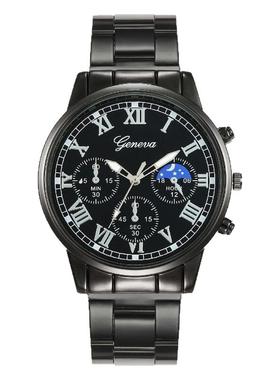 男款潮流时尚不掉色项链礼盒装韩版嘻哈十字架毛衣链简约帅气吊坠