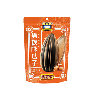 大好大瓜子焦糖味山核桃葵花籽