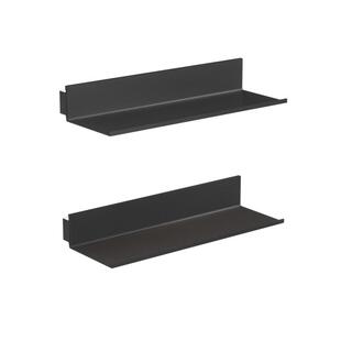 铝合金置物架一字层板金属置物架带灯墙上展示搁板书酒架壁挂