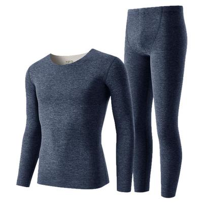 男士羊绒羽绒蚕丝保暖套装醋纤