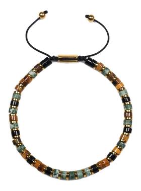 Pohier天然虎眼石手链