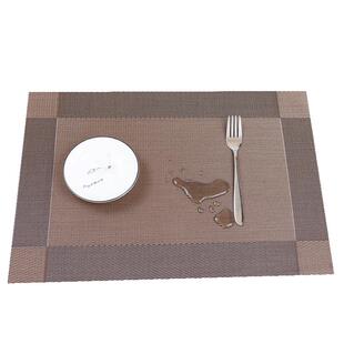 餐垫酒店高级感西餐餐桌隔热垫北欧轻奢易冲洗防烫简约餐碟碗垫