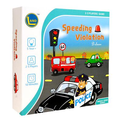 思维大陆极速拦截speeding violation观察力速度反映训练儿童玩具