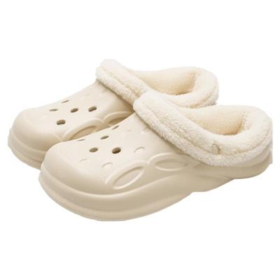 手术室医用棉拖鞋女士冬季2025新款可拆卸保暖加绒护士洞洞鞋冬天