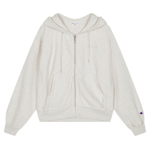 Champion冠军连帽卫衣女25秋季新款小元气少女风纯棉外套拉链开衫