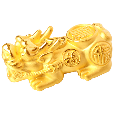 谁羽钱币招财纳福貔貅临门3d硬金