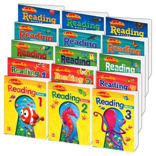 【自营】进口图书原版进口麦克劳希尔出版WonderSkills Reading分级阅读训练教材培养小学英语阅读技能课外辅导 美国加州小学教材