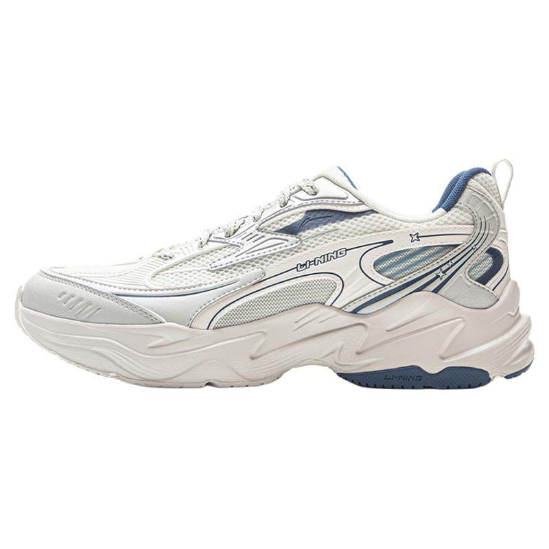 李宁流星丨休闲鞋男女冬季新款复古潮流老爹鞋轻便舒适减震运动鞋