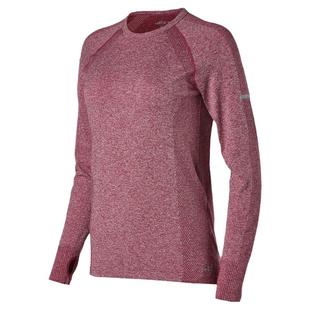 欧美单！轻薄速干t恤长袖女 户外舒适圆领透气健身衣跑步运动上衣