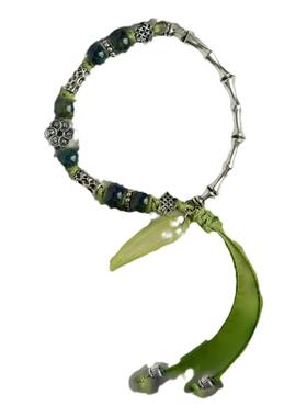 节节高升上上签景德镇陶瓷手串国风串珠新中式手链女百搭高级感