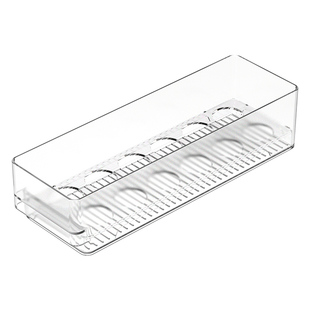 霜山鸡蛋收纳盒12洞鸡蛋架托双开门冰箱侧门储物盒厨房食品整理盒