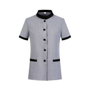 保洁服短袖清洁工春夏装酒店客房服务员工作服物业宾馆制服PA套装
