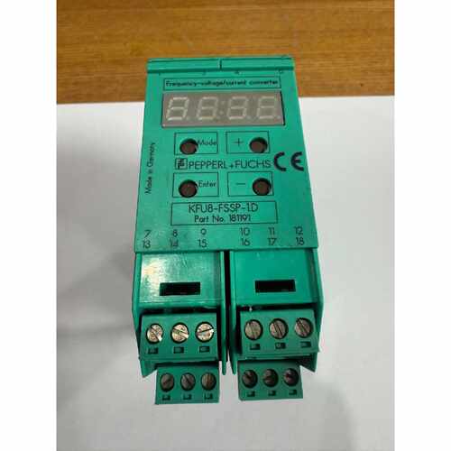 询价倍加福PEPPERLFUCHS KFU8-FSSP-1D频