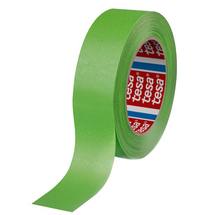 tesa德莎4338微皱喷漆遮蔽美纹纸胶带装修喷涂耐高温移除无残胶抗老化油漆粉刷装潢纸基无毛边曲面标记