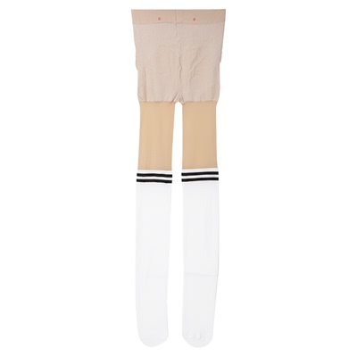 300D高尔夫加绒保暖双色丝袜