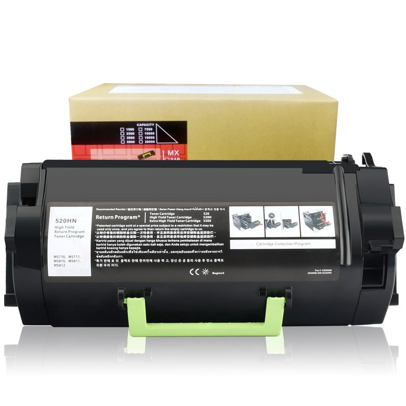 原装利盟MS321K粉盒MX\MS421 621 521银行回单机K版56F0Z00鼓架