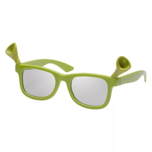 大眼仔怪物史莱克电影院专用家用卡通立体3D眼镜成人男女情侣