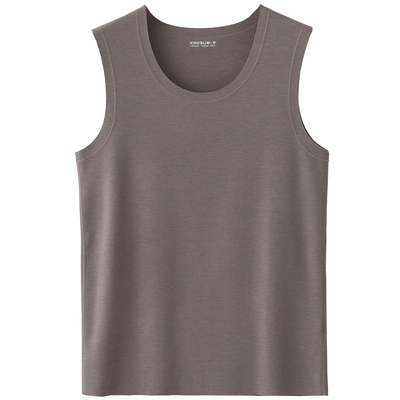 新一步男士无痕蚕丝保暖背心