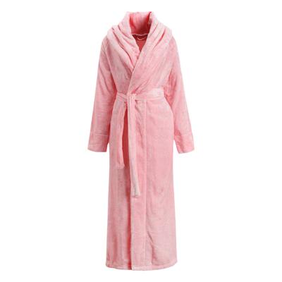 加厚加长珊瑚绒情侣睡袍冬季浴袍