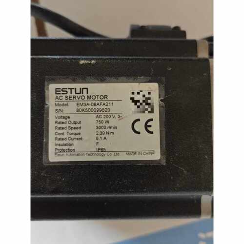 询价埃斯顿伺服电机EM3A-08AFA221，750W，AC20