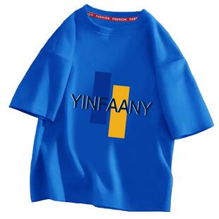 木木屋男童t恤纯棉2023新款中大童帅气夏季潮流儿童短袖半袖宽松9