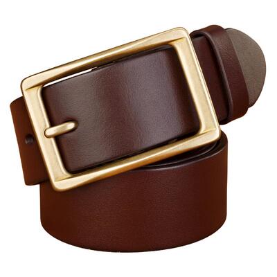 针扣牛当家头层牛皮腰复古腰带