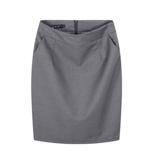 职业高腰包臀半身裙女夏工装短裙子工作裙西装裙黑色裙一步裙