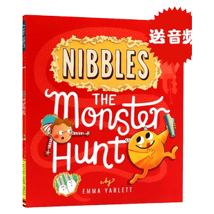 小怪兽嘎吱啃书小黄怪尼宝之寻兽师 Nibbles The Monster Hunt 英文原版绘本洞洞书 小机关翻翻书低幼趣味益智游戏书 Emma Yarlett