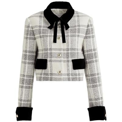 复古短外套OBEG羊毛小香风