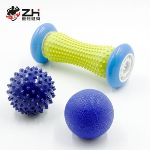 按摩脚底足底按摩器轮肌肉家用压板放松筋膜球脚底指式 健身滚轮