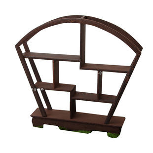 清新绿色系新中式古风户外婚礼甜品台展示架宝宝周岁百日宴蛋糕架