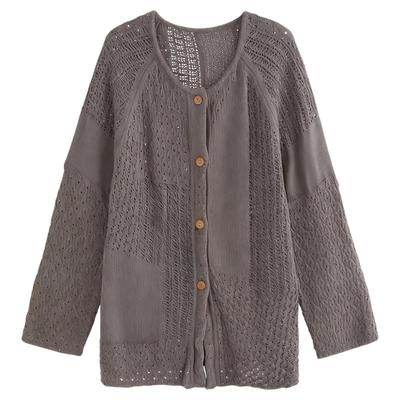 AZure温柔风复古针织衫毛衣开衫