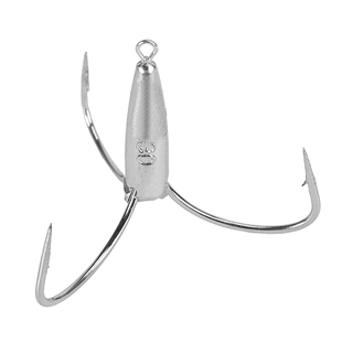 飞天钩爪锚钩大号锚鱼钩钩挂鱼钩刀尖带铅刀锋三锚钩三爪钩搜钩鱼