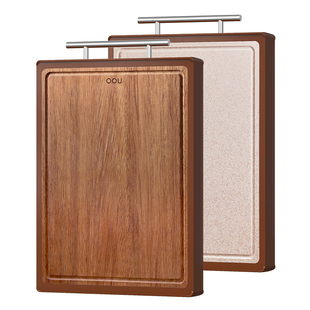 OOU乌檀木菜板抗菌防霉家用双面案板实木厨房砧板切菜板水果粘板