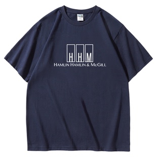 风骚律师绝命毒师吉米同款HHM美式Hamlindigo周边重磅短袖t恤衣服