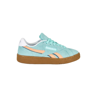 Reebok 锐步 CLUB C GROUNDS UK 运动鞋 青色德训鞋REVOLVE女鞋