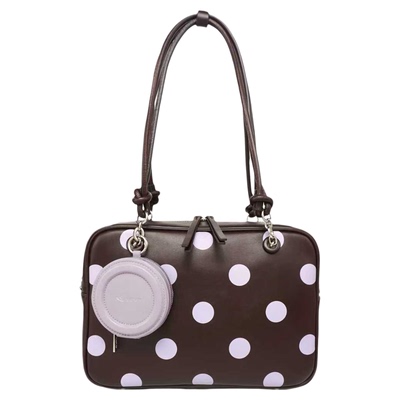 VFVF波点大容量小方包单肩通勤包