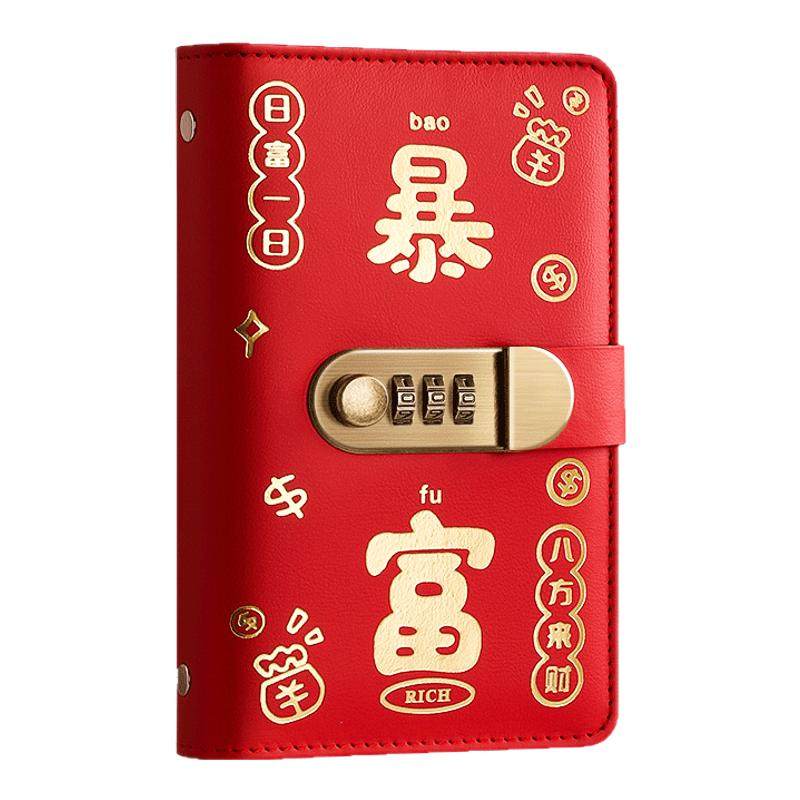 现金存钱本密码存款本大容量网红2026新存钱夹钱册存单夹存钱包理财可放钞票人民币纸币钱币万元收纳册存钱袋