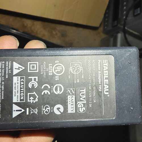 询价Tableau电源适配器TP2，型号Power Adap