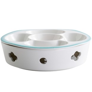 酒店陶瓷蜡烛加热炉卤水拼盘五格盘农家会所冷凉菜盘创意中式餐具